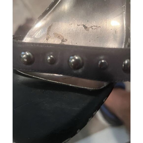 Guess Women's Studded Black Suede High Heels Size: 8 - Picture 6 of 12